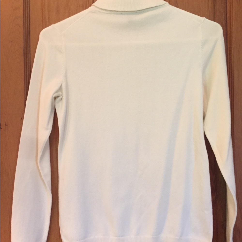 Talbots cream colored turtleneck